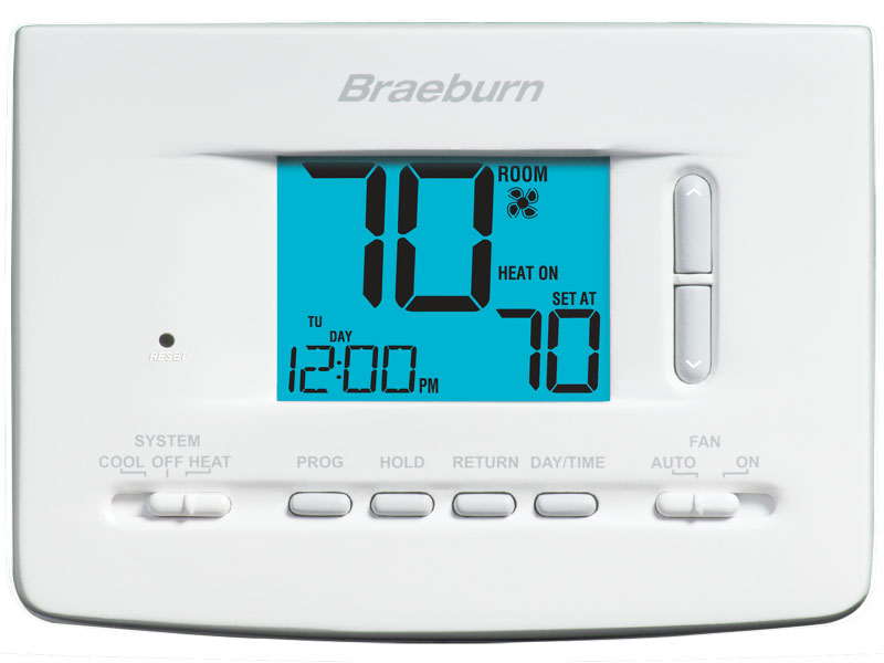 1H/1C Braeburn 5-2 Day Prog Thermostat - Universal Programmable Thermostat